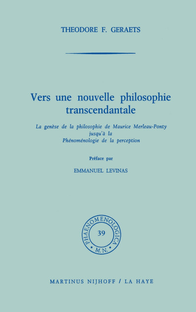 Vers une nouvelle philosophie transcendantale Vers une nouvelle philosophie transcendantale