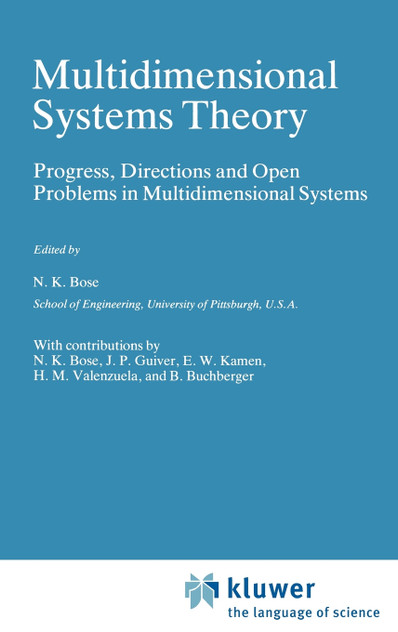 Multidimensional Systems Theory Multidimensional Systems Theory