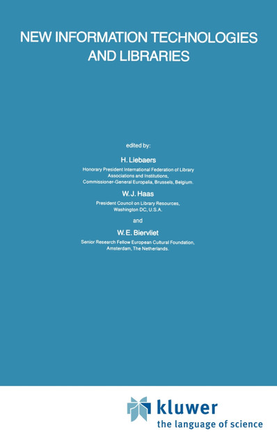 New Information Technologies and Libraries New Information Technologies and Libraries