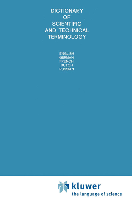 Dictionary of Scientific and Technical Terminology