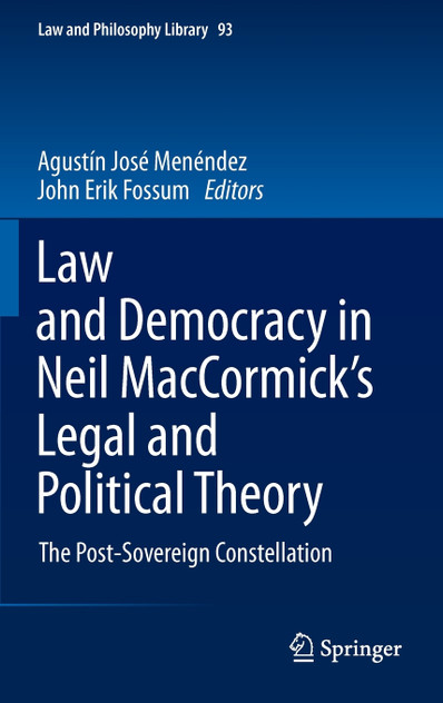 Law and Democracy in Neil MacCormick's Legal and Political Theory