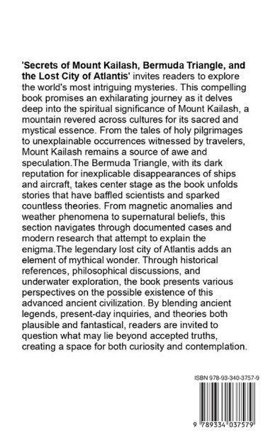 Secrets of Mount Kailash, Bermuda Triangle and the Lost City of Atlantis