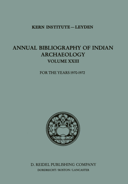 Annual Bibliography of Indian Archaeology