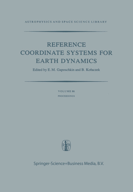 Reference Coordinate Systems for Earth Dynamics