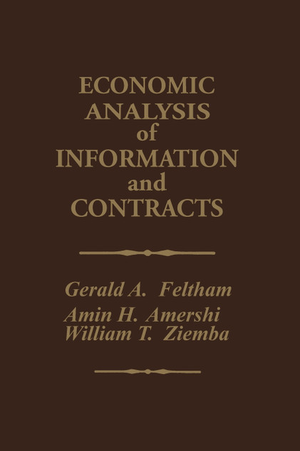 Economic Analysis of Information and Contracts