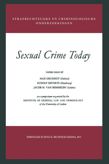 Sexual Crime Today Sexual Crime Today