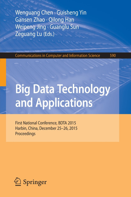 Big Data Technology and Applications Big Data Technology and Applications