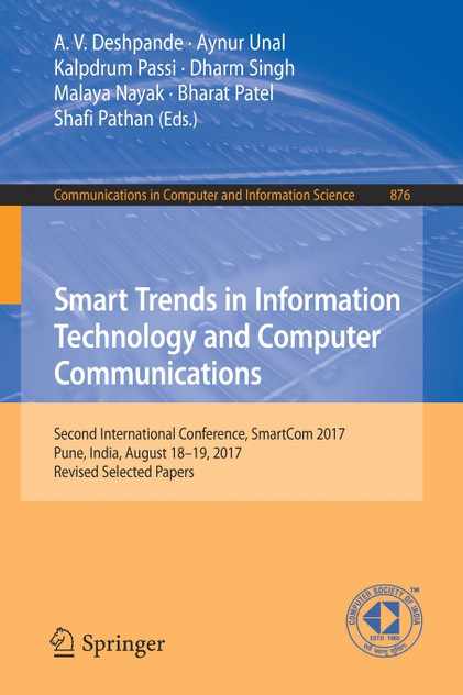 Smart Trends in Information Technology and Computer Communications Smart Trends in Information Technology and Computer Communications