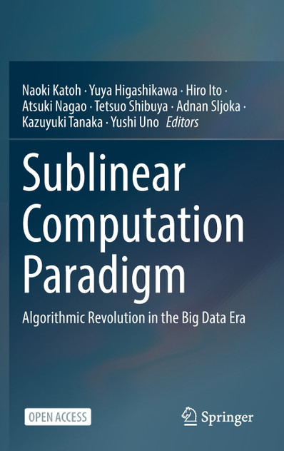 Sublinear Computation Paradigm Sublinear Computation Paradigm