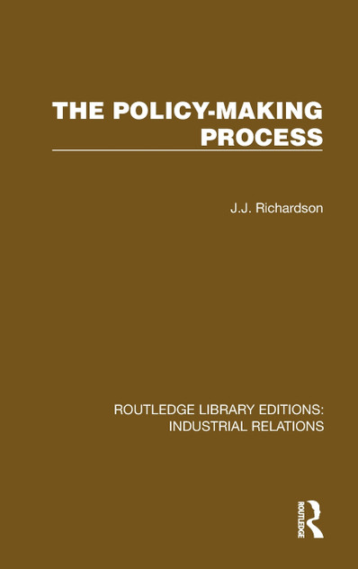 The Policy-making Process The Policy-making Process