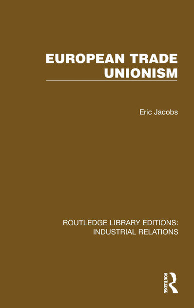 European Trade Unionism European Trade Unionism
