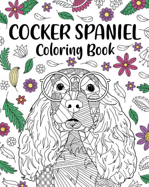 Cocker Spaniel Coloring Book Cocker Spaniel Coloring Book