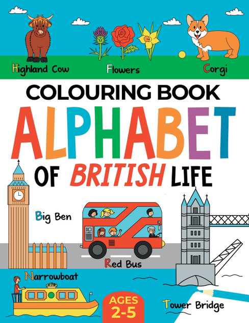 British Colouring Book for Children