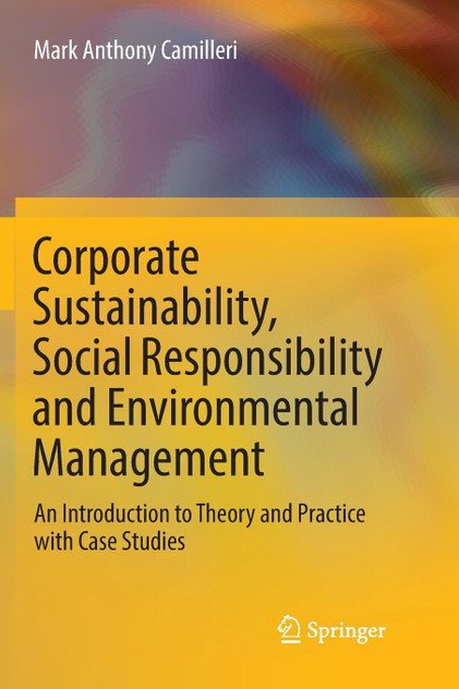 Corporate Sustainability, Social Responsibility and Environmental Management Corporate Sustainability, Social Responsibility and Environmental Management