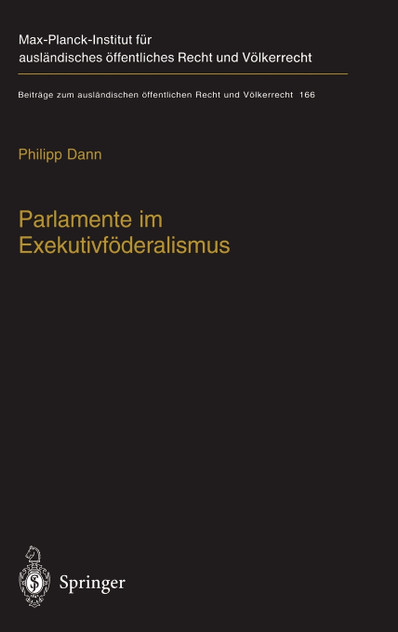 Parlamente im Exekutivföderalismus