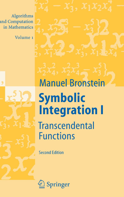Symbolic Integration I