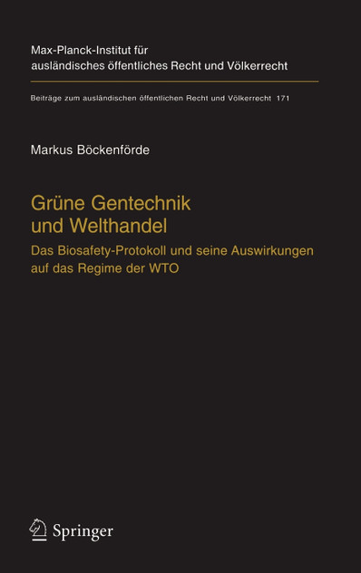 Grüne Gentechnik und Welthandel Grüne Gentechnik und Welthandel