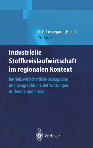 Industrielle Stoffkreislaufwirtschaft Im Regionalen Kontext