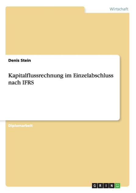 Kapitalflussrechnung im Einzelabschluss nach IFRS