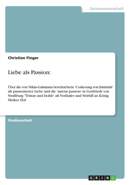 Liebe als Passion Liebe als Passion