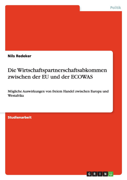 Die Wirtschaftspartnerschaftsabkommen zwischen der EU und der ECOWAS