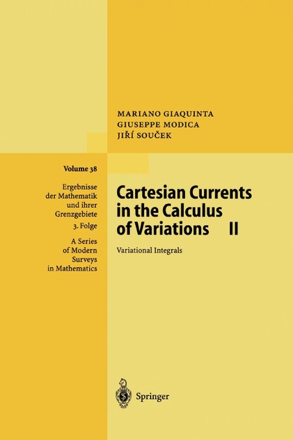 Cartesian Currents in the Calculus of Variations II Cartesian Currents in the Calculus of Variations II