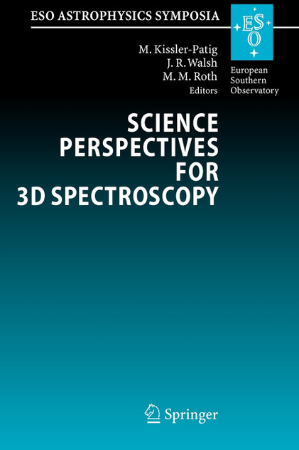 Science Perspectives for 3D Spectroscopy