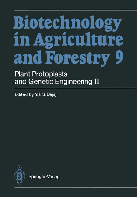 Plant Protoplasts and Genetic Engineering II Plant Protoplasts and Genetic Engineering II
