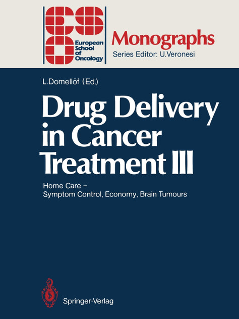 Drug Delivery in Cancer Treatment III Drug Delivery in Cancer Treatment III