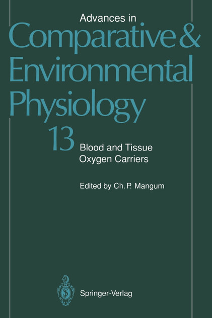 Blood and Tissue Oxygen Carriers Blood and Tissue Oxygen Carriers