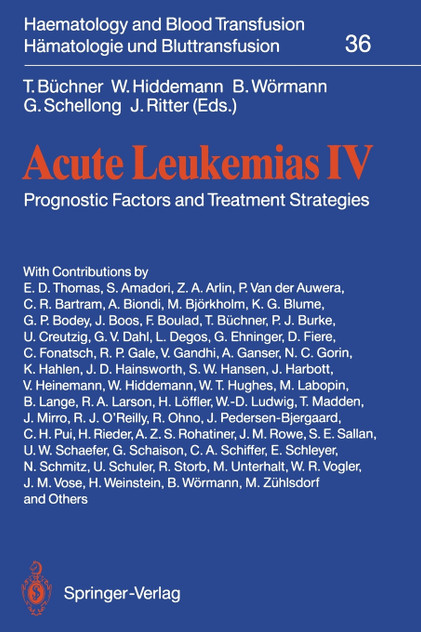 Acute Leukemias IV Acute Leukemias IV