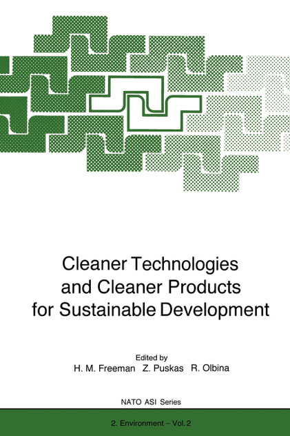 Cleaner Technologies and Cleaner Products for Sustainable Development Cleaner Technologies and Cleaner Products for Sustainable Development