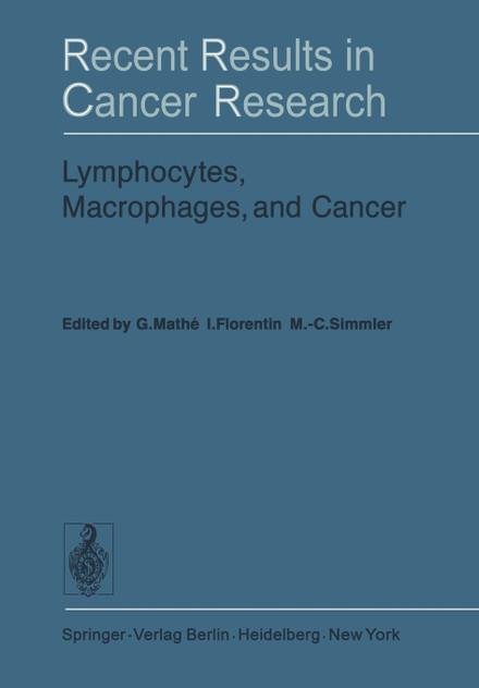 Lymphocytes, Macrophages, and Cancer Lymphocytes, Macrophages, and Cancer