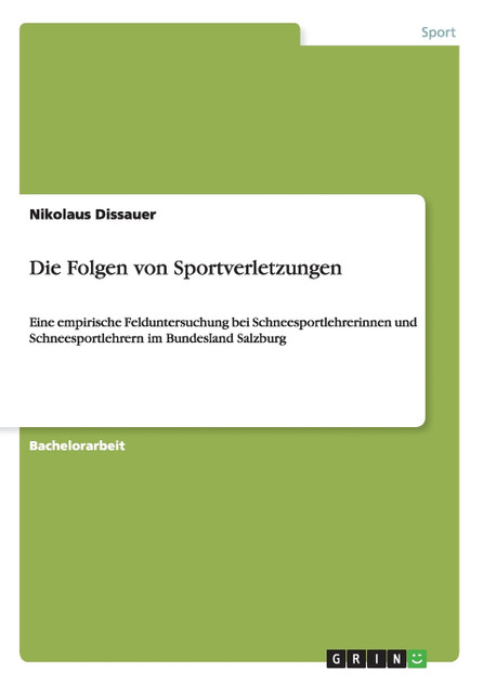 Die Folgen von Sportverletzungen Die Folgen von Sportverletzungen