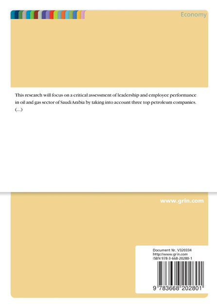 Leadership and employee performance in the petroleum industry of Saudi Arabia