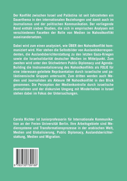 Der Nahostkonflikt und die Medien Der Nahostkonflikt und die Medien