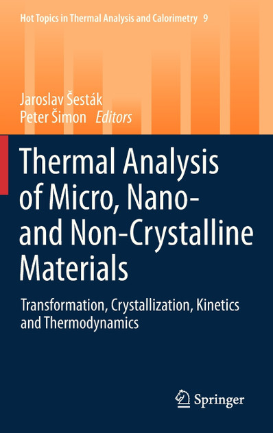 Thermal analysis of Micro, Nano- and Non-Crystalline Materials Thermal analysis of Micro, Nano- and Non-Crystalline Materials