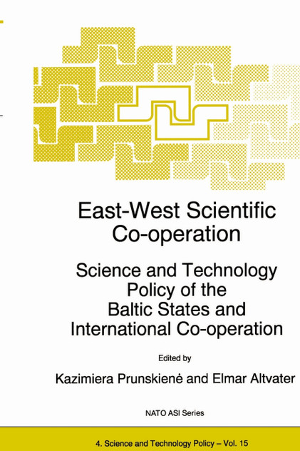 East-West Scientific Co-operation East-West Scientific Co-operation