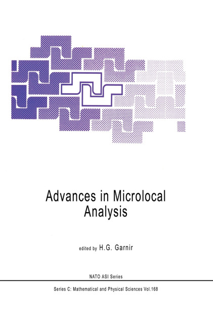 Advances in Microlocal Analysis Advances in Microlocal Analysis