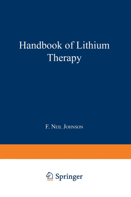 Handbook of Lithium Therapy Handbook of Lithium Therapy
