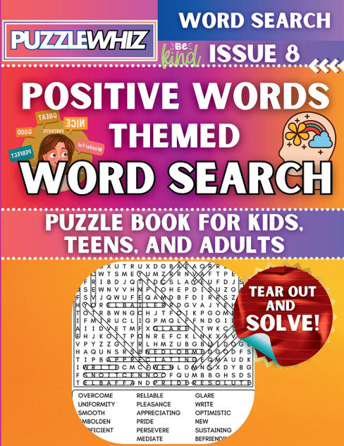 Positive Words - Themed Word Search - Fun & Educational Puzzles for Kids, Teens, and Adults (Large Print Edition) Positive Words - Themed Word Search - Fun & Educational Puzzles for Kids, Teens, and Adults (Large Print Edition)