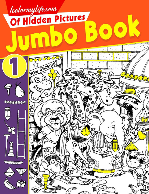 Jumbo Book of Hidden Pictures For Kids Jumbo Book of Hidden Pictures For Kids