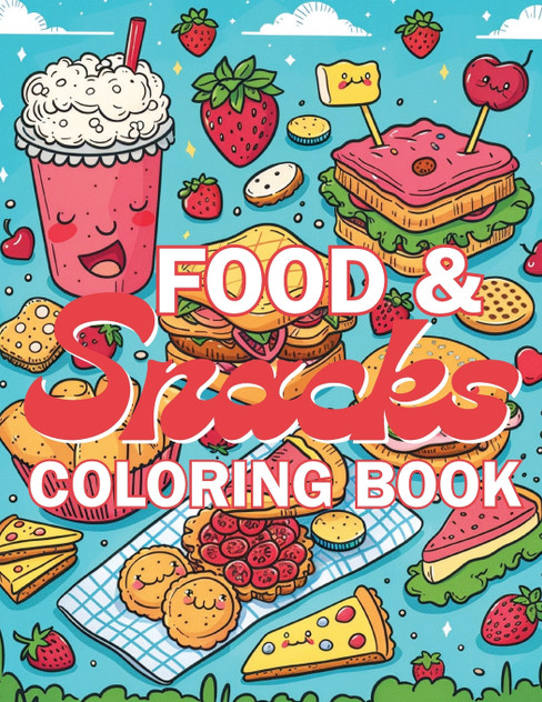 Food & Snacks Coloring Book Food & Snacks Coloring Book