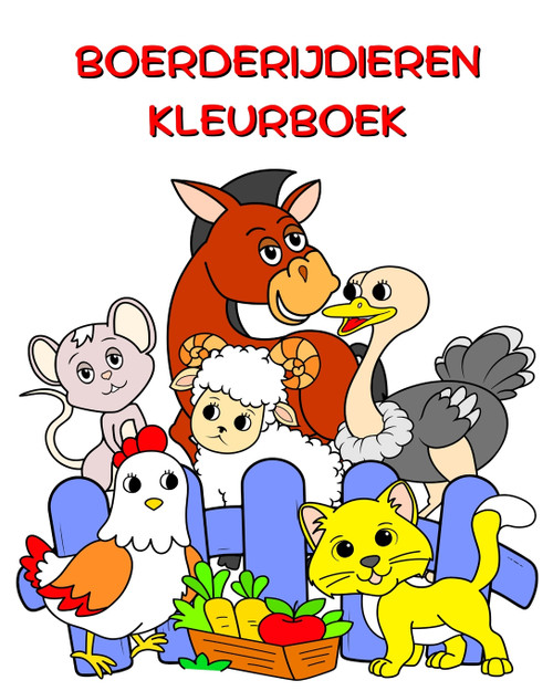 Boerderijdieren Kleurboek