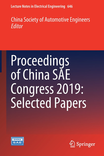 Proceedings of China SAE Congress 2019