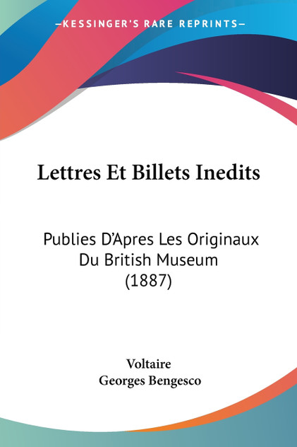 Lettres Et Billets Inedits Lettres Et Billets Inedits