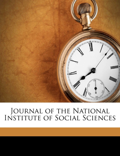 Journal of the National Institute of Social Sciences Volume 2