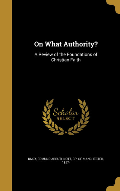 On What Authority? On What Authority?