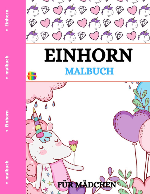 Einhorn Malbuch Einhorn Malbuch
