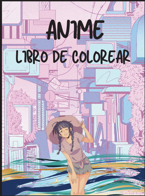 Libro Para Colorear de Anime Libro Para Colorear de Anime